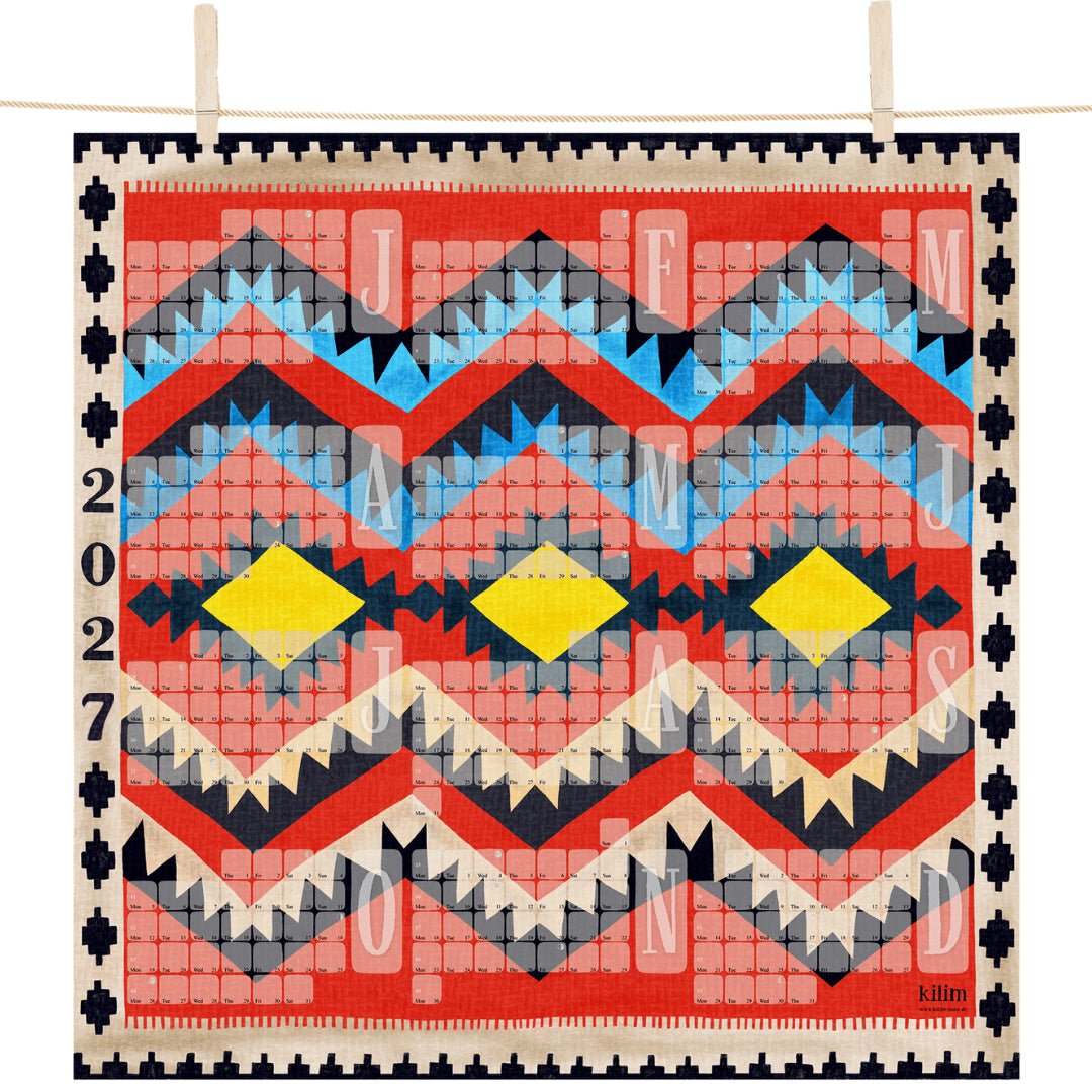 Der Posterkalender 2027 - Kilim