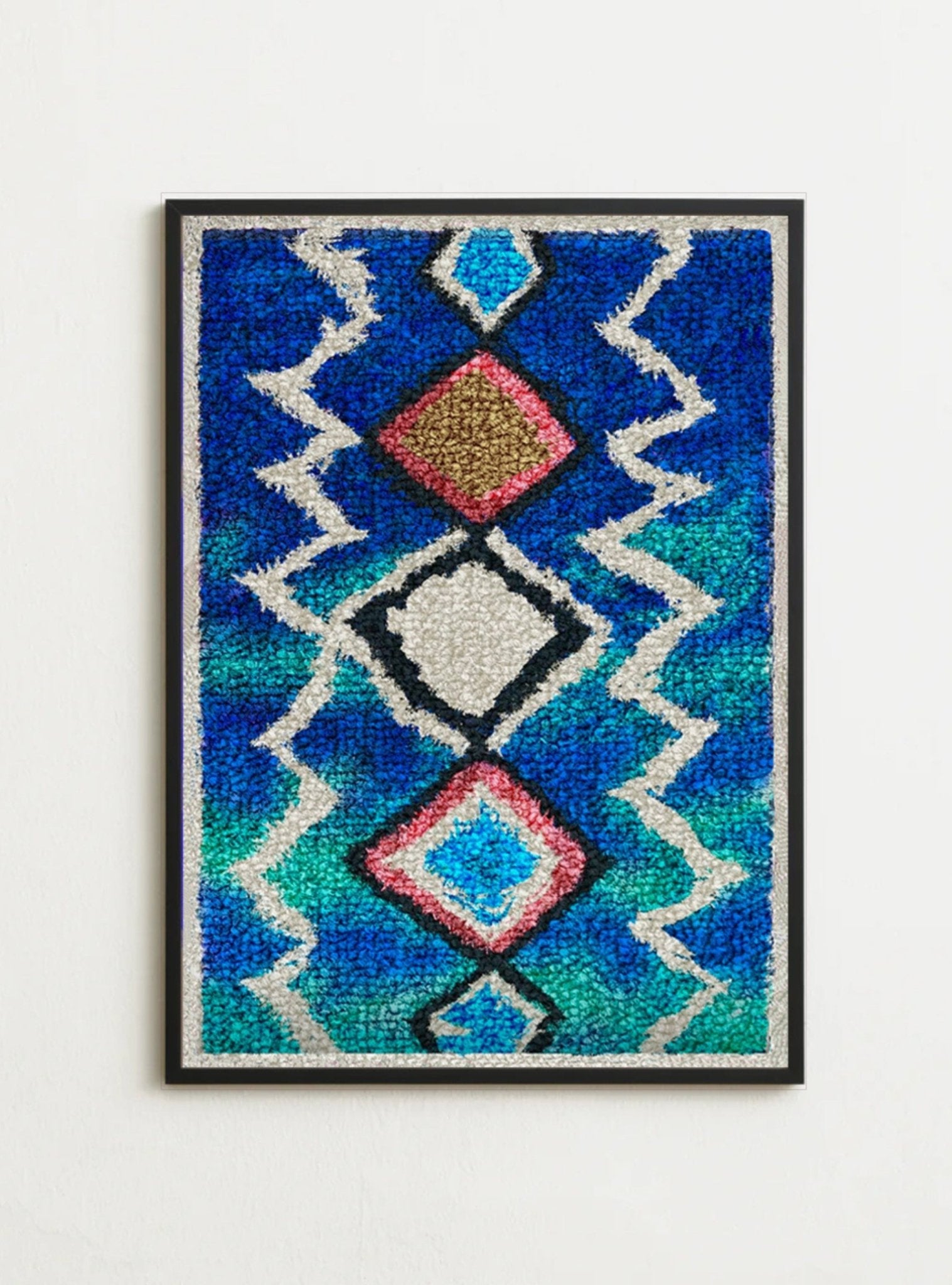 Kunstdruck Berber Ocean, No. 2 - Kilim