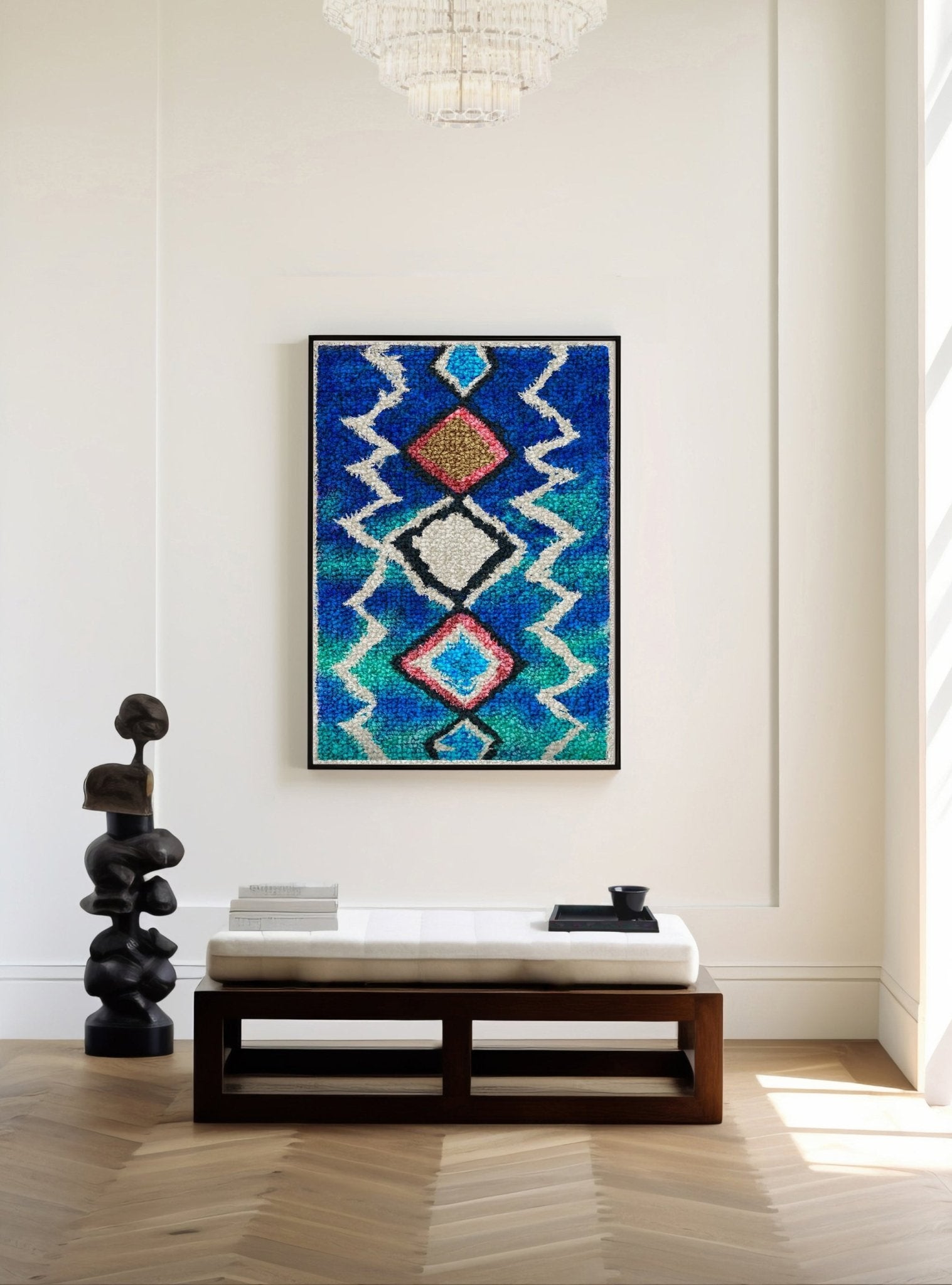 Kunstdruck Berber Ocean, No. 2 - Kilim