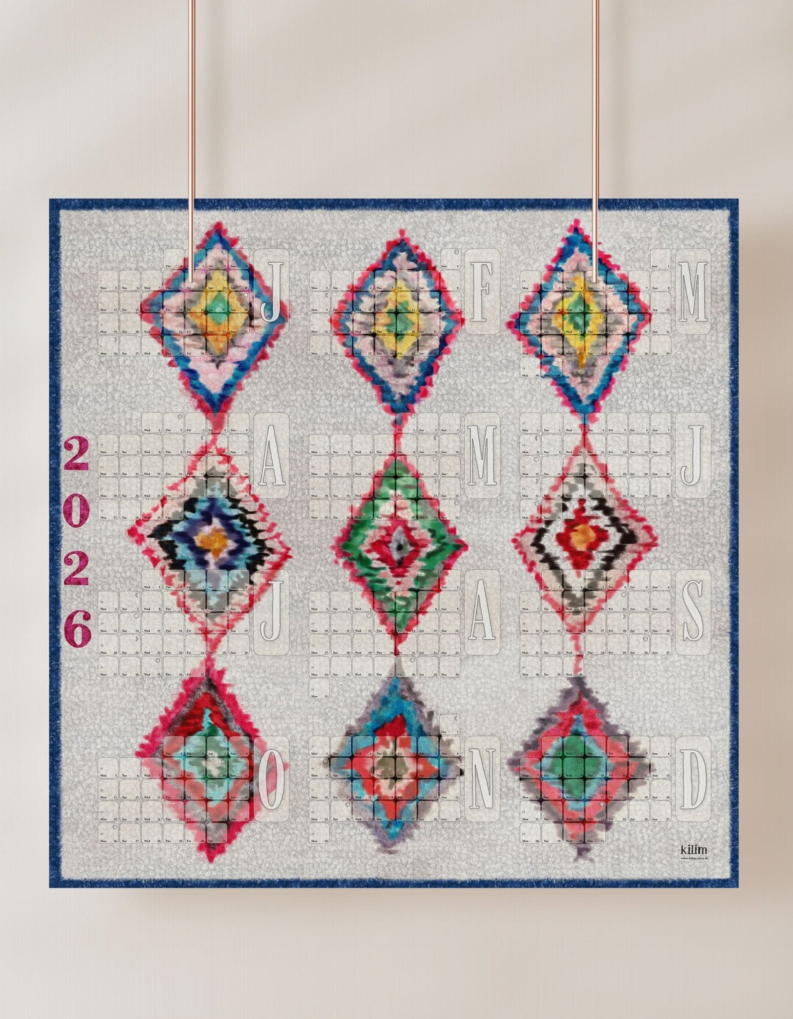 Wandkalender // Berber Olmas - Kilim