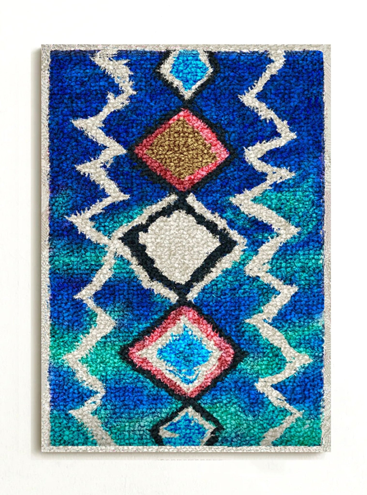 Kunstdruck Berber Ocean, No. 2 - Kilim