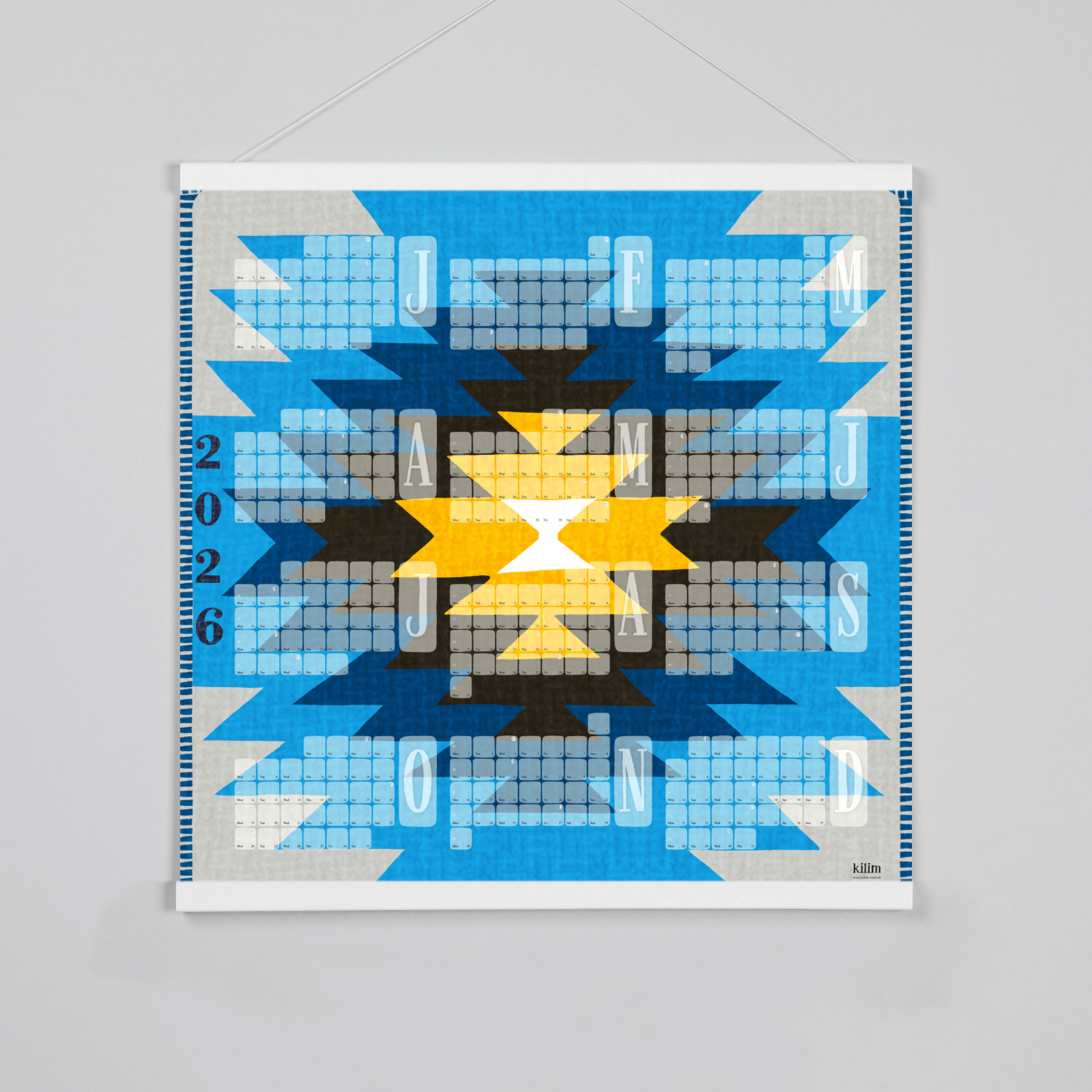 Magnetrahmen weiss - Kilim