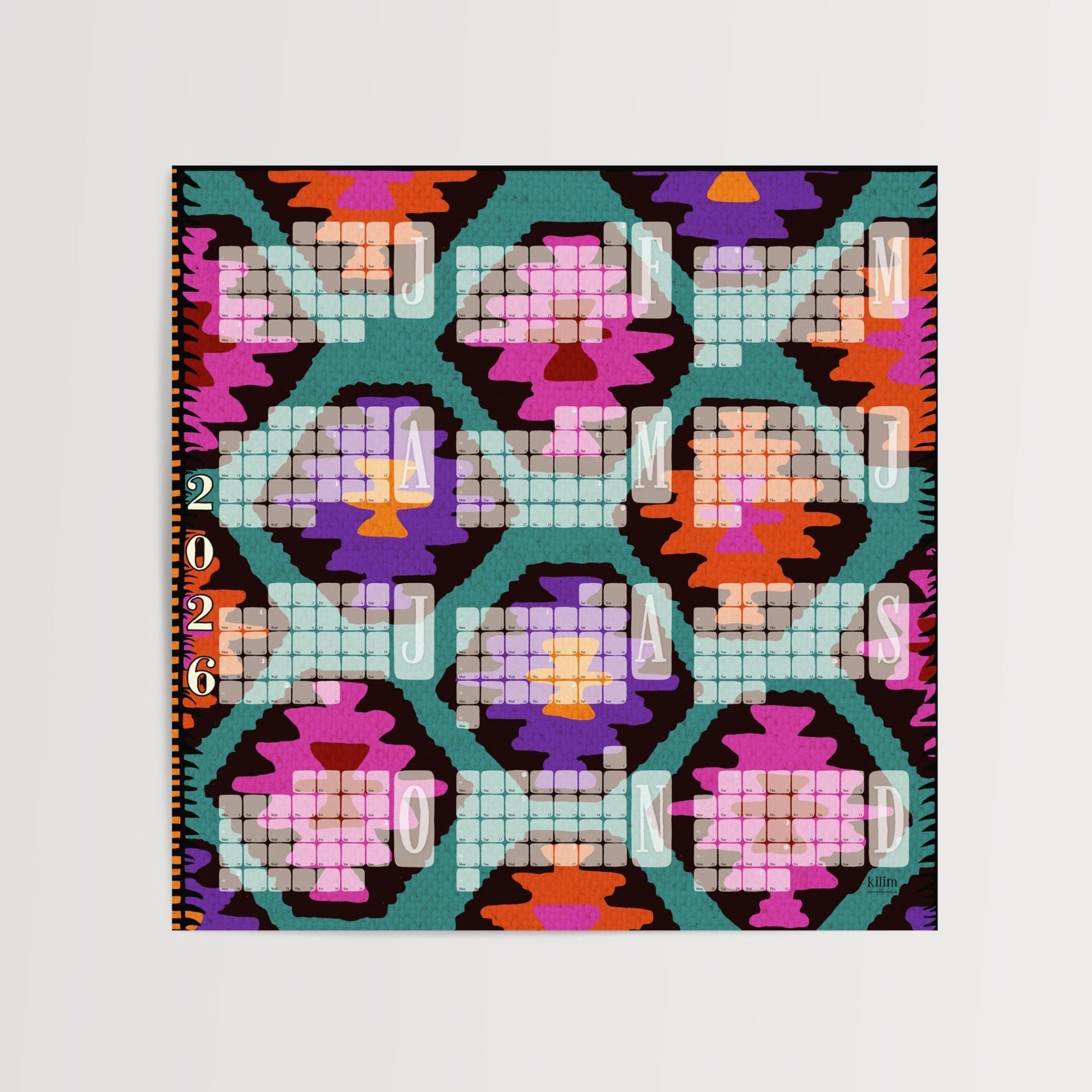 Posterkalender 2026 - Kilim