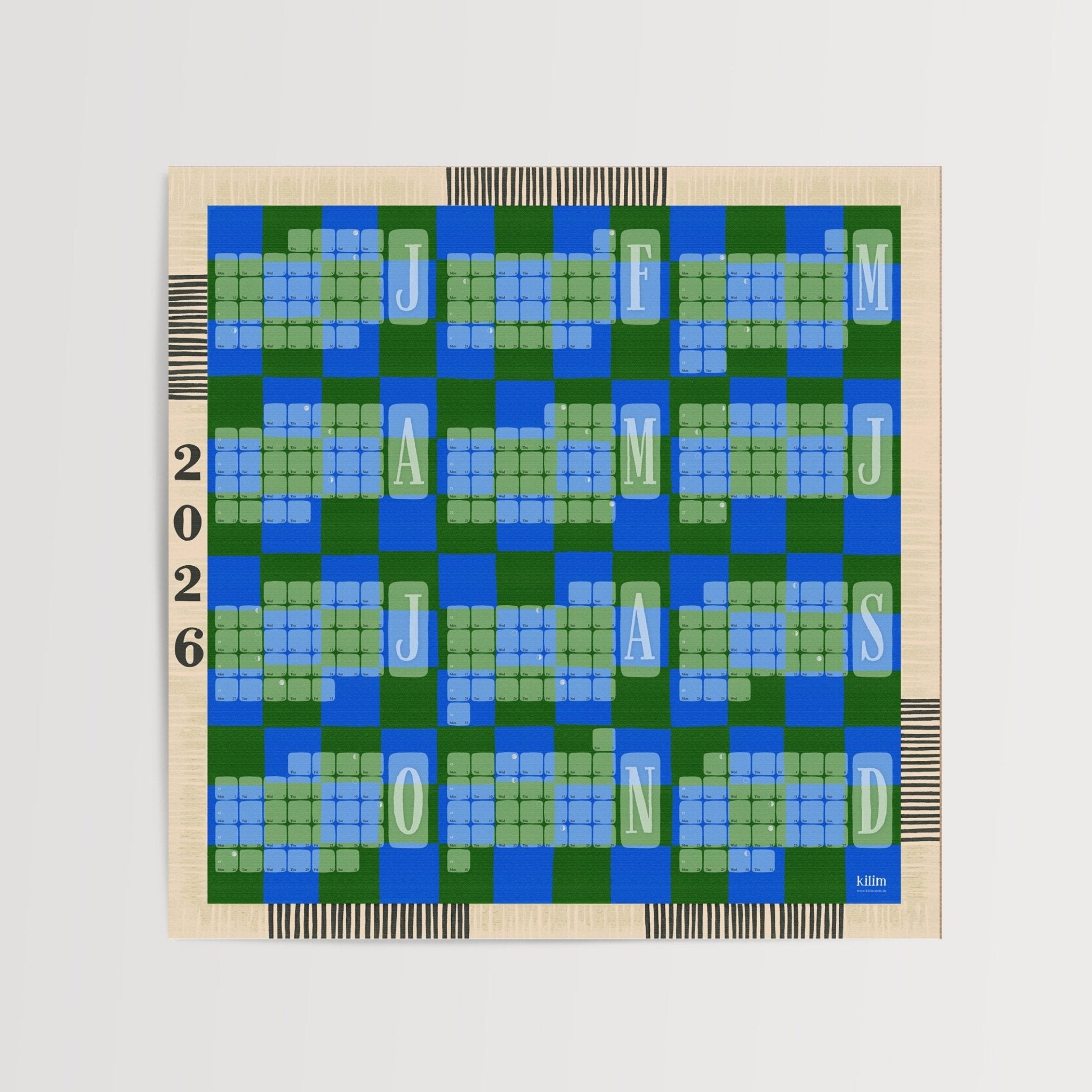 Posterkalender 2026 - Kilim
