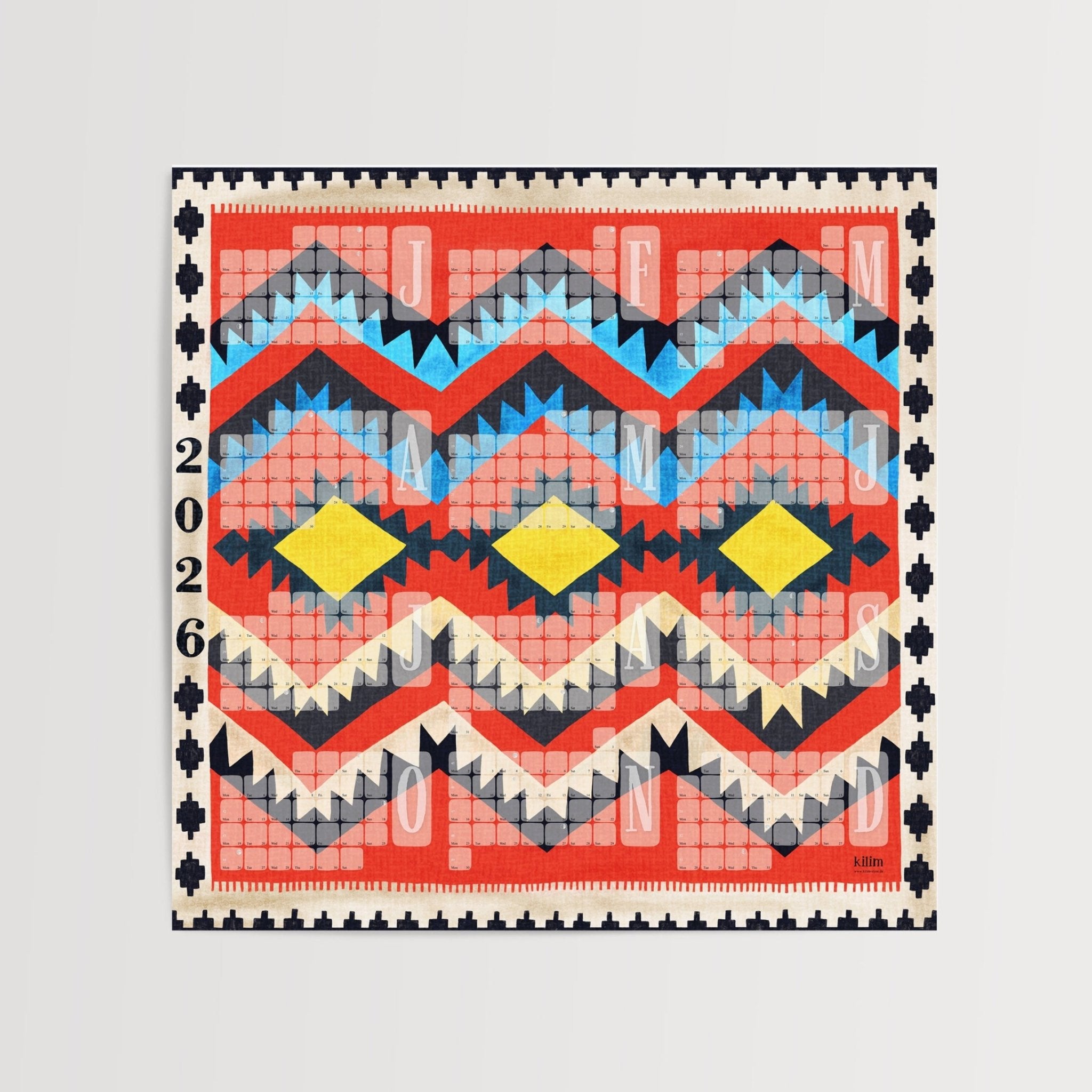 Posterkalender 2026 - Kilim